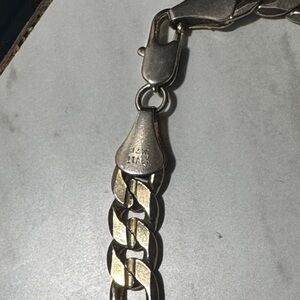 Elegant Two-Tone Link Bracelet